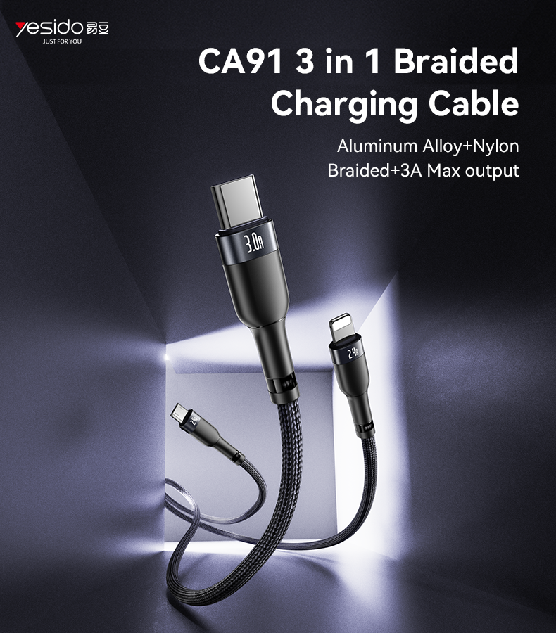 Yesido 3in1 Cable
