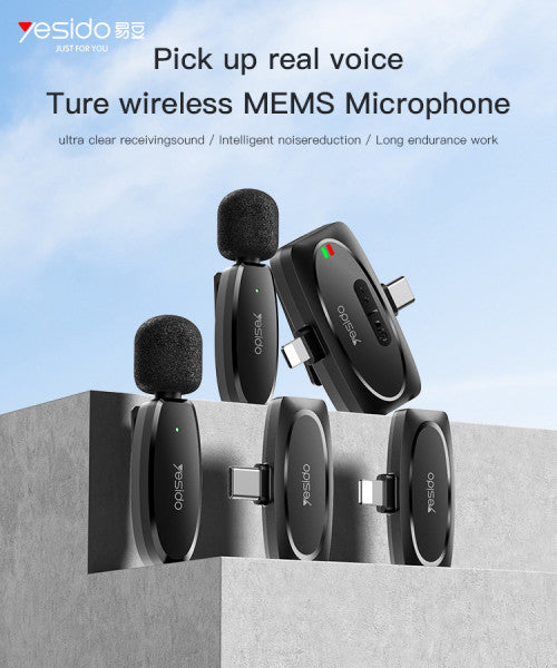 Yesido Type-C Dual Lavalier Mic KR14