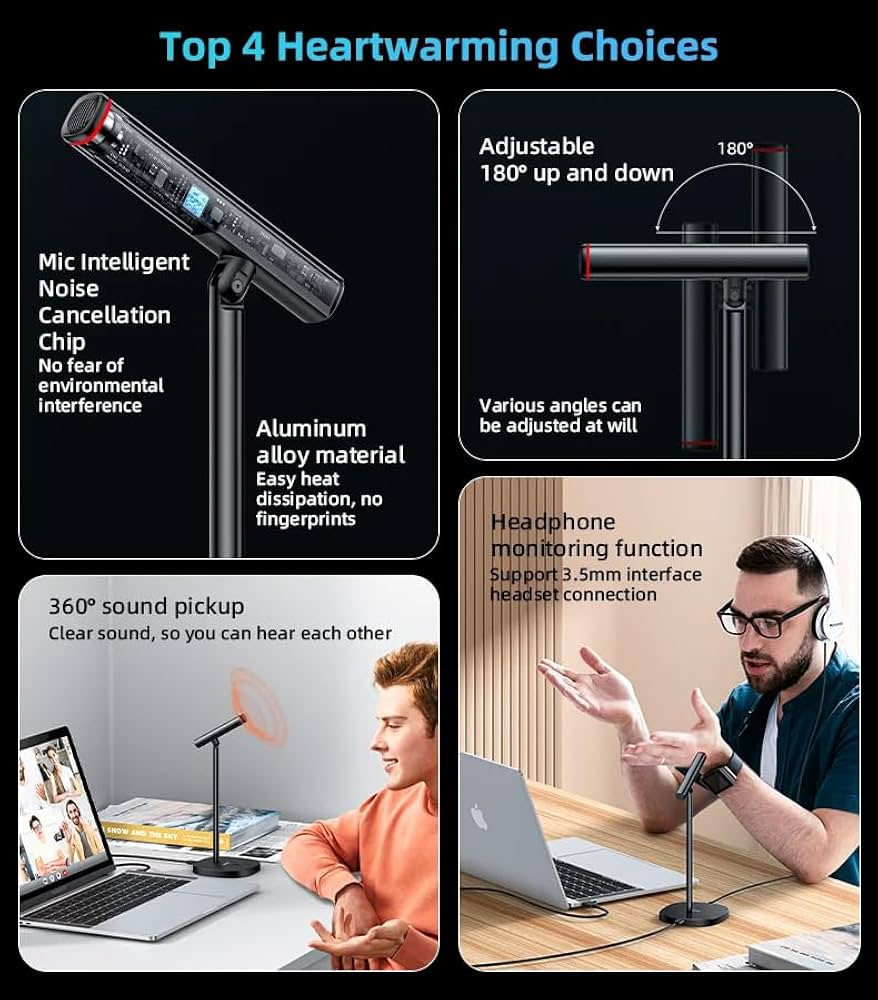Yesido Professional Desktop Mic For Podcast
