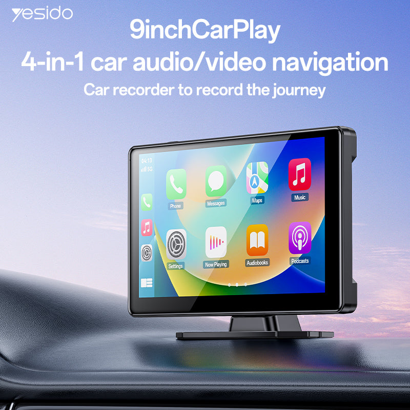 Yesido KM18 9-Inch Wireless CarPlay Display