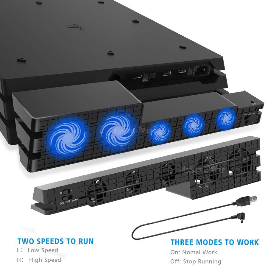 Intelligent Cooling Fan For PS4
