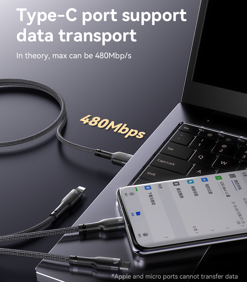 Yesido 3in1 Cable