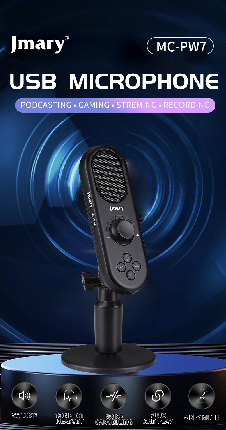Jmary USB Microphone, Condenser Computer mic