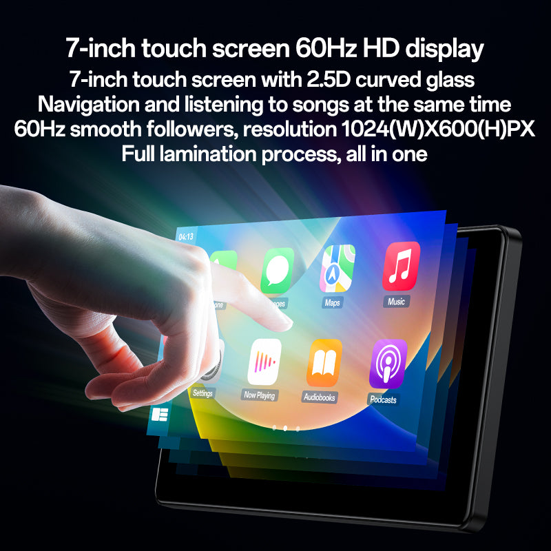 Yesido KM17 7-Inch Wireless CarPlay & Android Auto Display