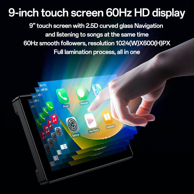 Yesido KM18 9-Inch Wireless CarPlay Display