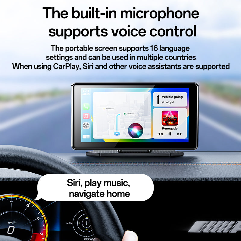 Yesido KM17 7-Inch Wireless CarPlay & Android Auto Display
