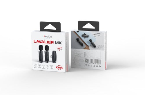 Yesido Type-C Dual Lavalier Mic KR14