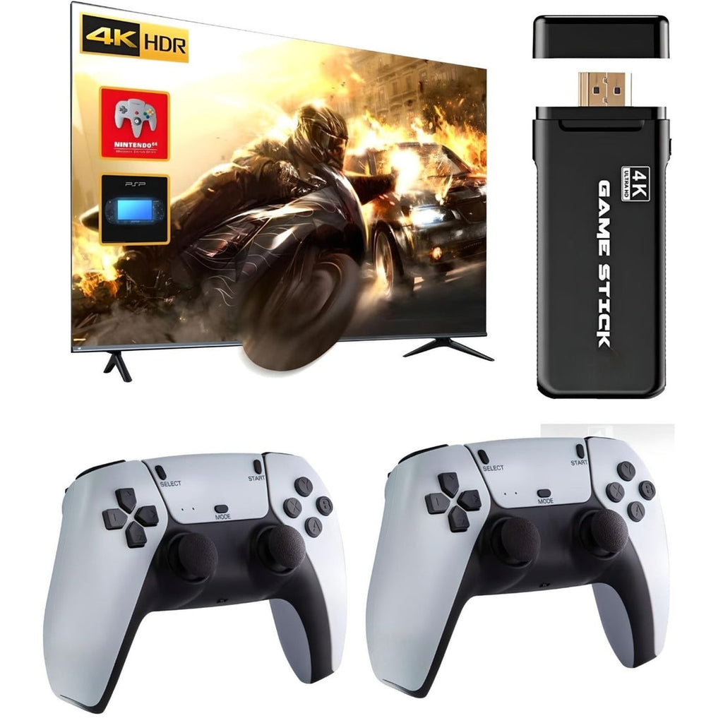 4K Gaming Stick With Controllers