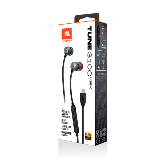 JBL TUNE310C (USB-C) Wired Earphones