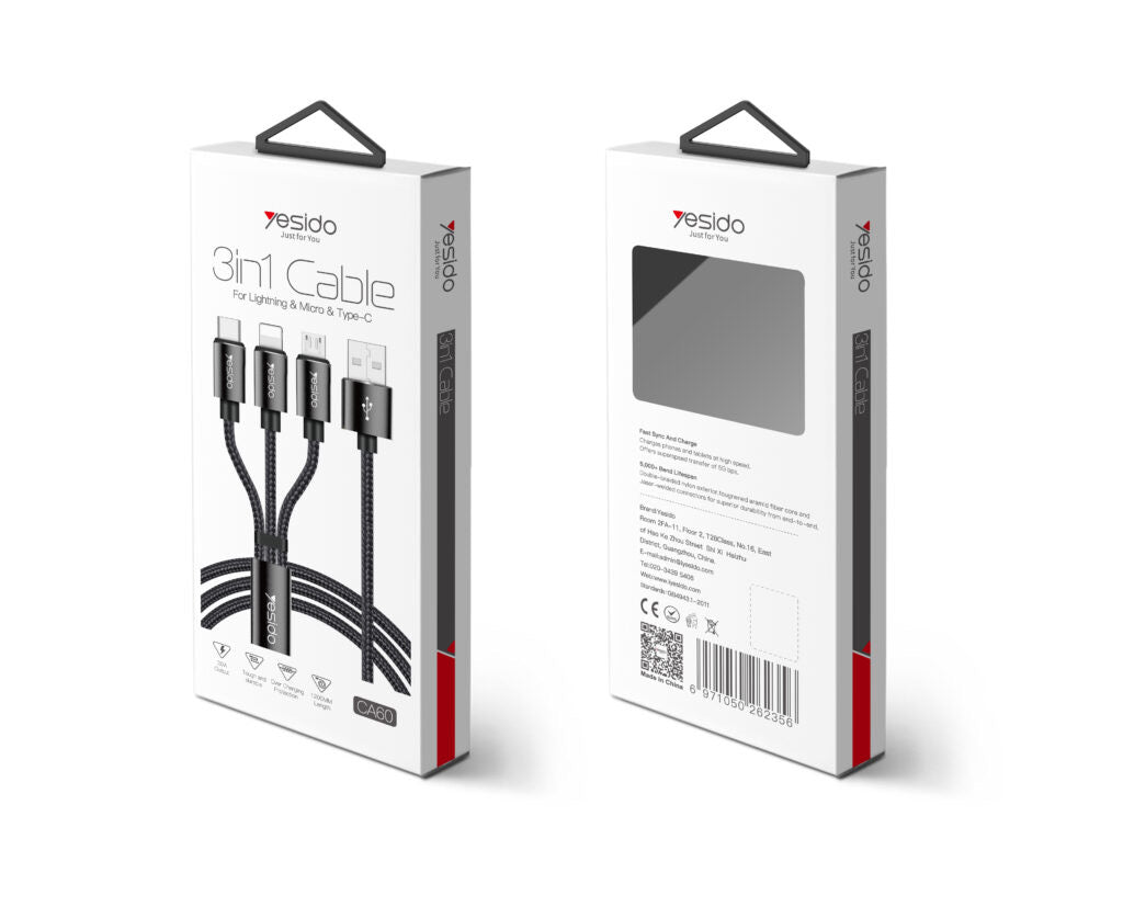Yesido 3in1 Cable