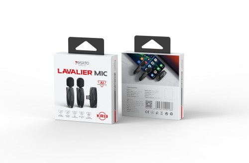Yesido Type-C Dual Lavalier Mic KR13
