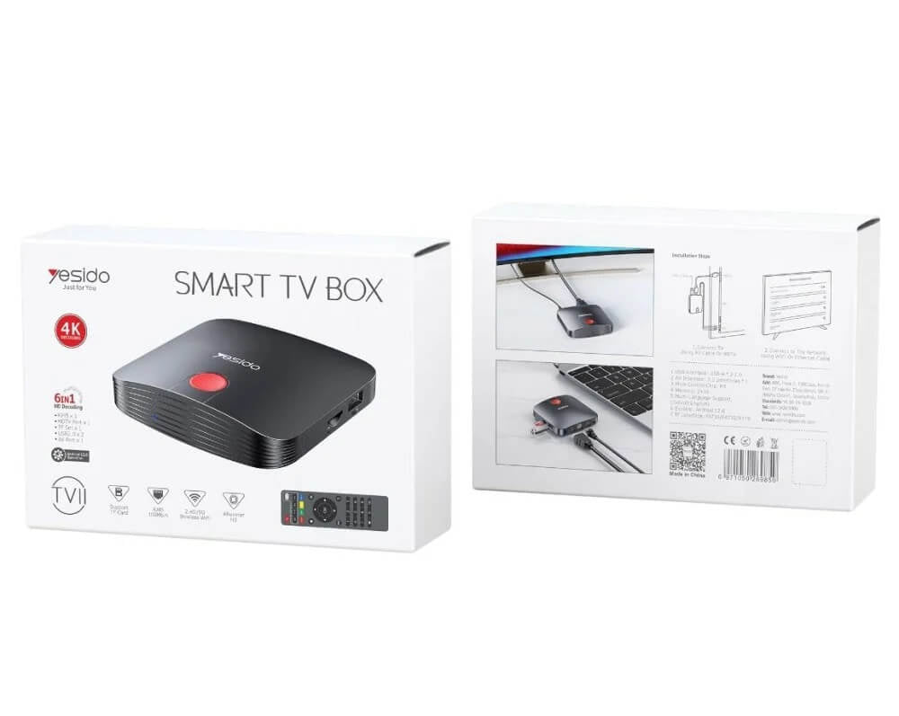 Yesido 4K Smart TV Box
