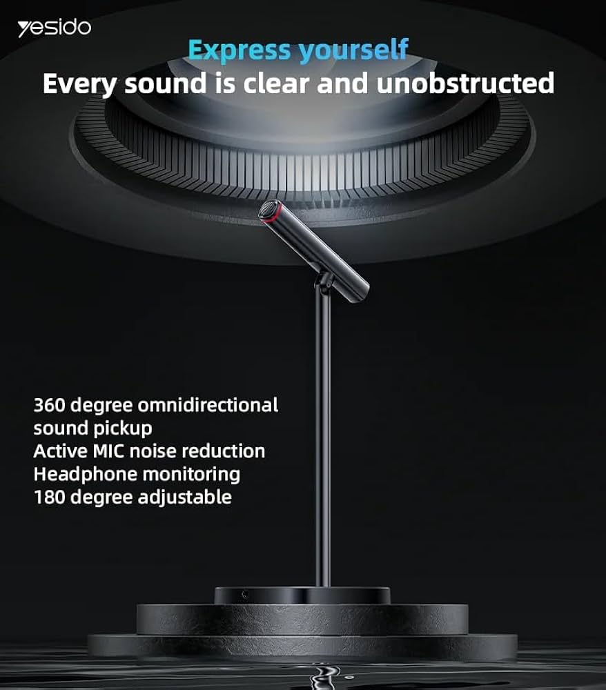Yesido Professional Desktop Mic For Podcast