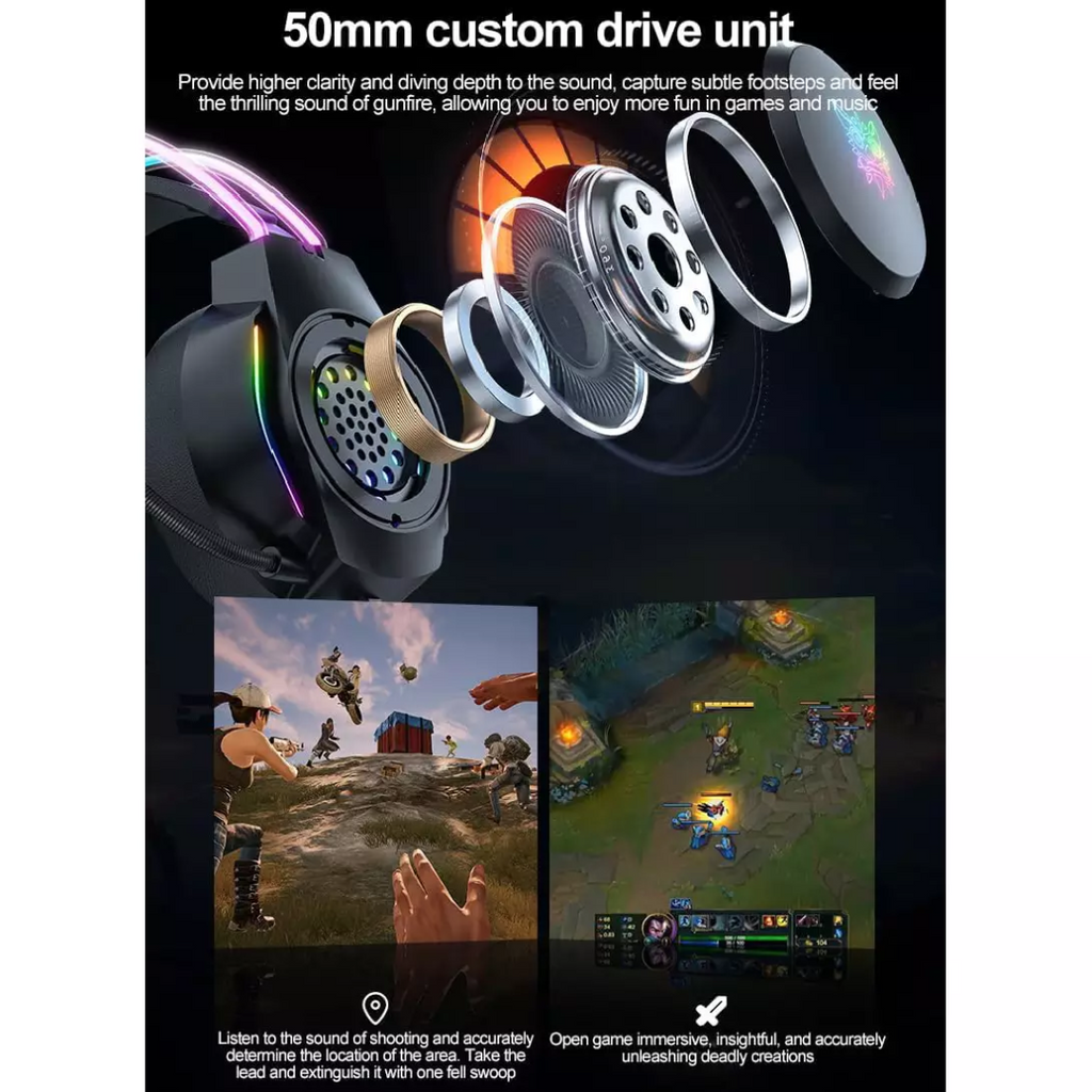 Onikuma Gaming Headphones X26