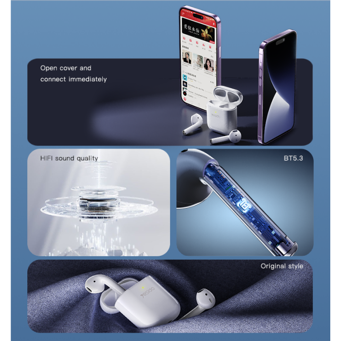 Yesido JB20 Wireless Bluetooth Earphones