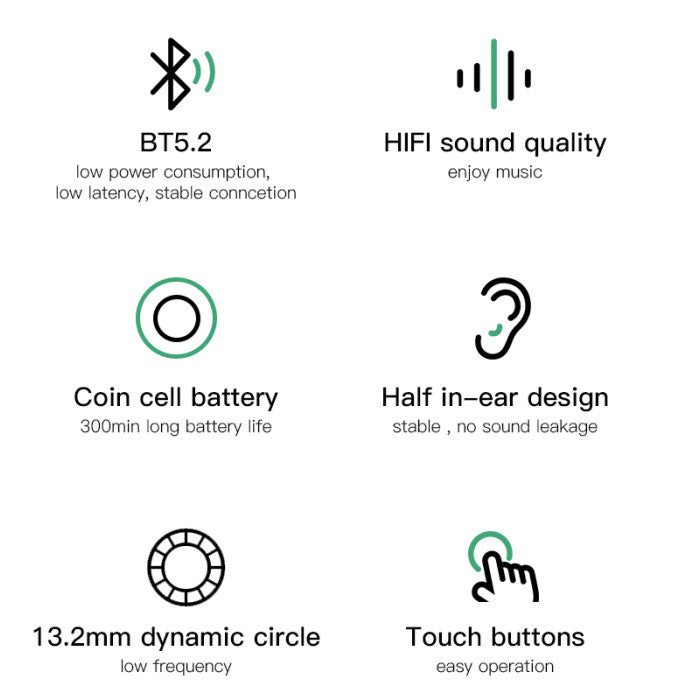 Yesido BT11 True Wireless Earphones