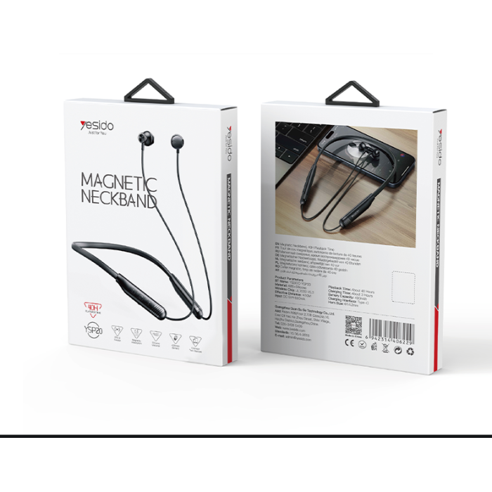 YSP20 Sports Necklace Wireless Earphones