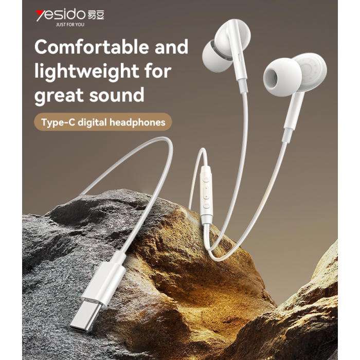 Yesido YH45 Type-C Wired Earphones