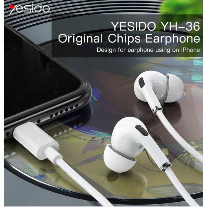 Yesido YH36 Wired In-Ear Earphones