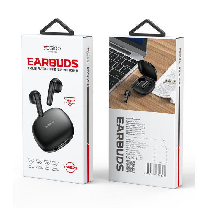 Yesido TWS25 ANC Wireless Earphones