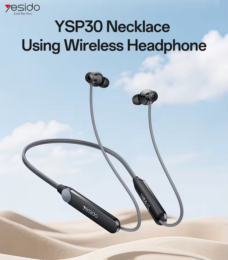 Yesido YSP30 Wireless Neckband Earphones