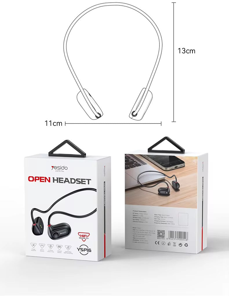 Yesido YSP16 Wireless Bone Conduction Earphones