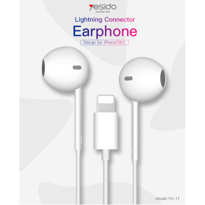 Yesido YH28 Lightning Wired Earphones