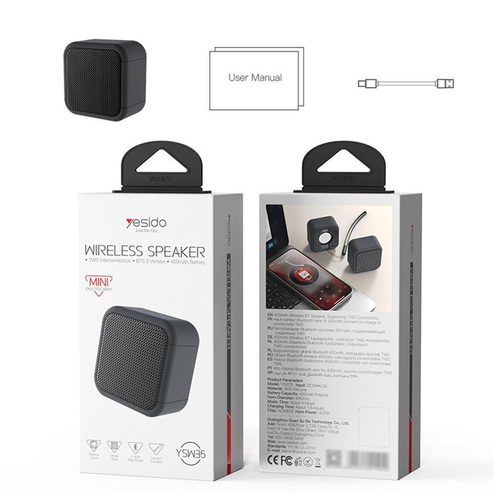 Yesido YSW35 Wireless Bluetooth Speaker