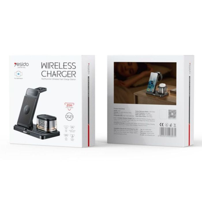 Yesido DS23 5-in-1 Wireless Charging Station
