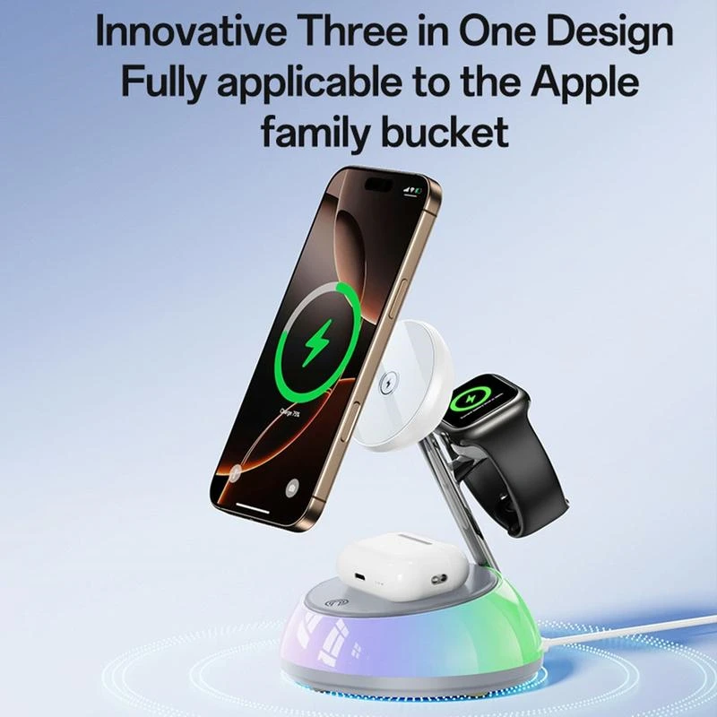 Yesido DS31 3-in-1 Magnetic Wireless Charging Station