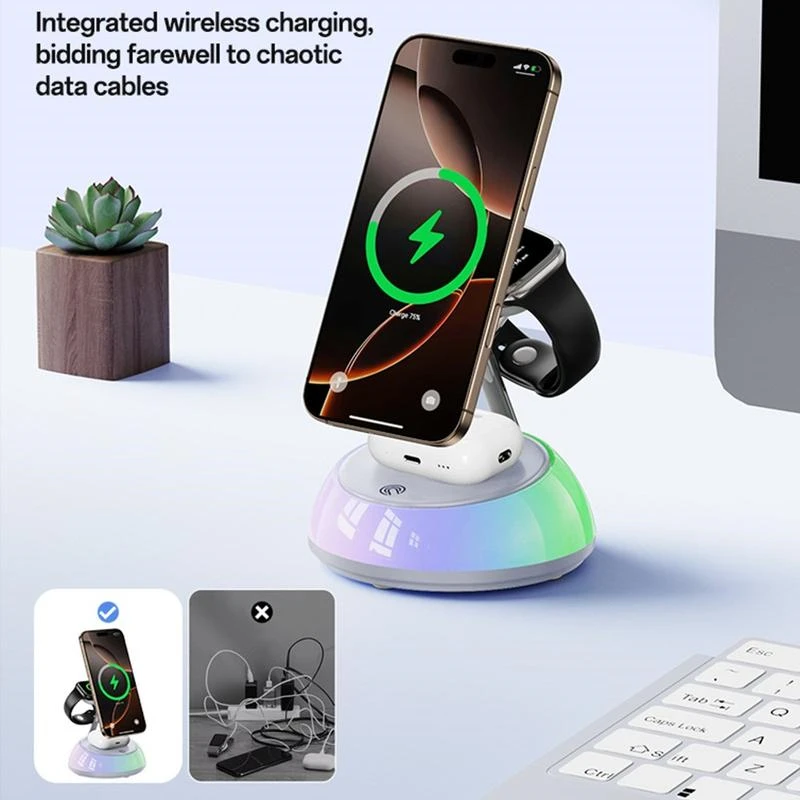 Yesido DS31 3-in-1 Magnetic Wireless Charging Station