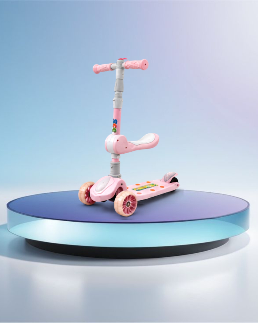 3-in-1 Kids Scooter with Adjustable Seat