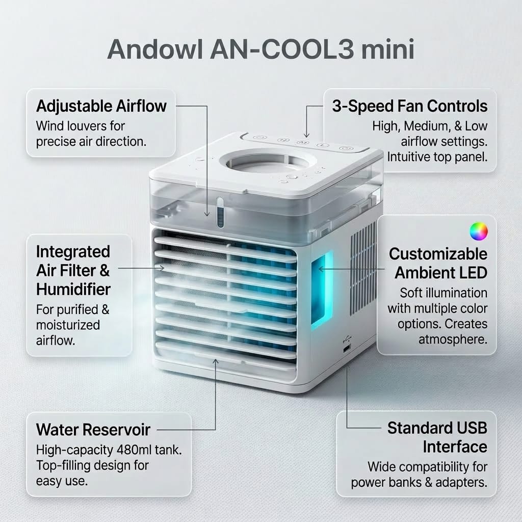 Arctic Air Ultra Portable Home Air Cooler