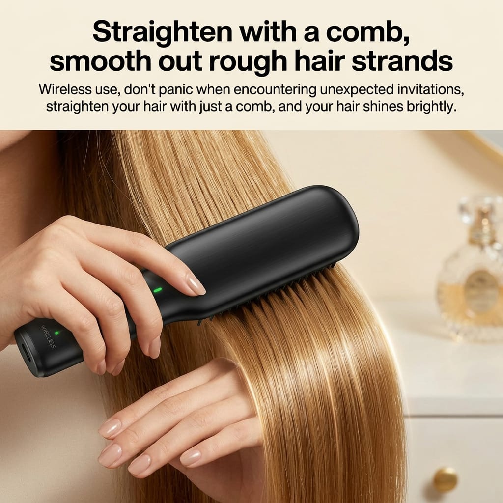 Yesido MG23 Smart Temperature Levels Cordless Hair Straightener