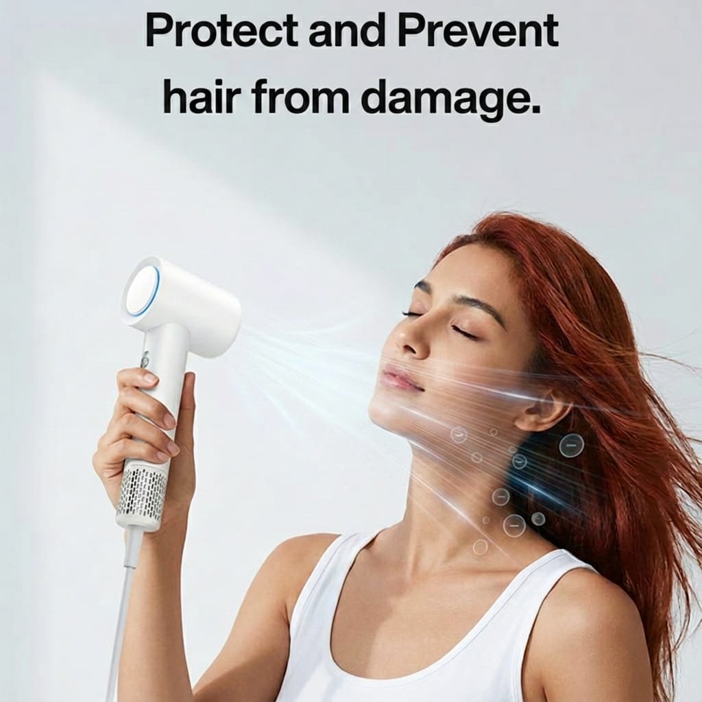 Yesido MG22 1500W High Speed Electric Hair Dryer, EU Plug, UK Plug