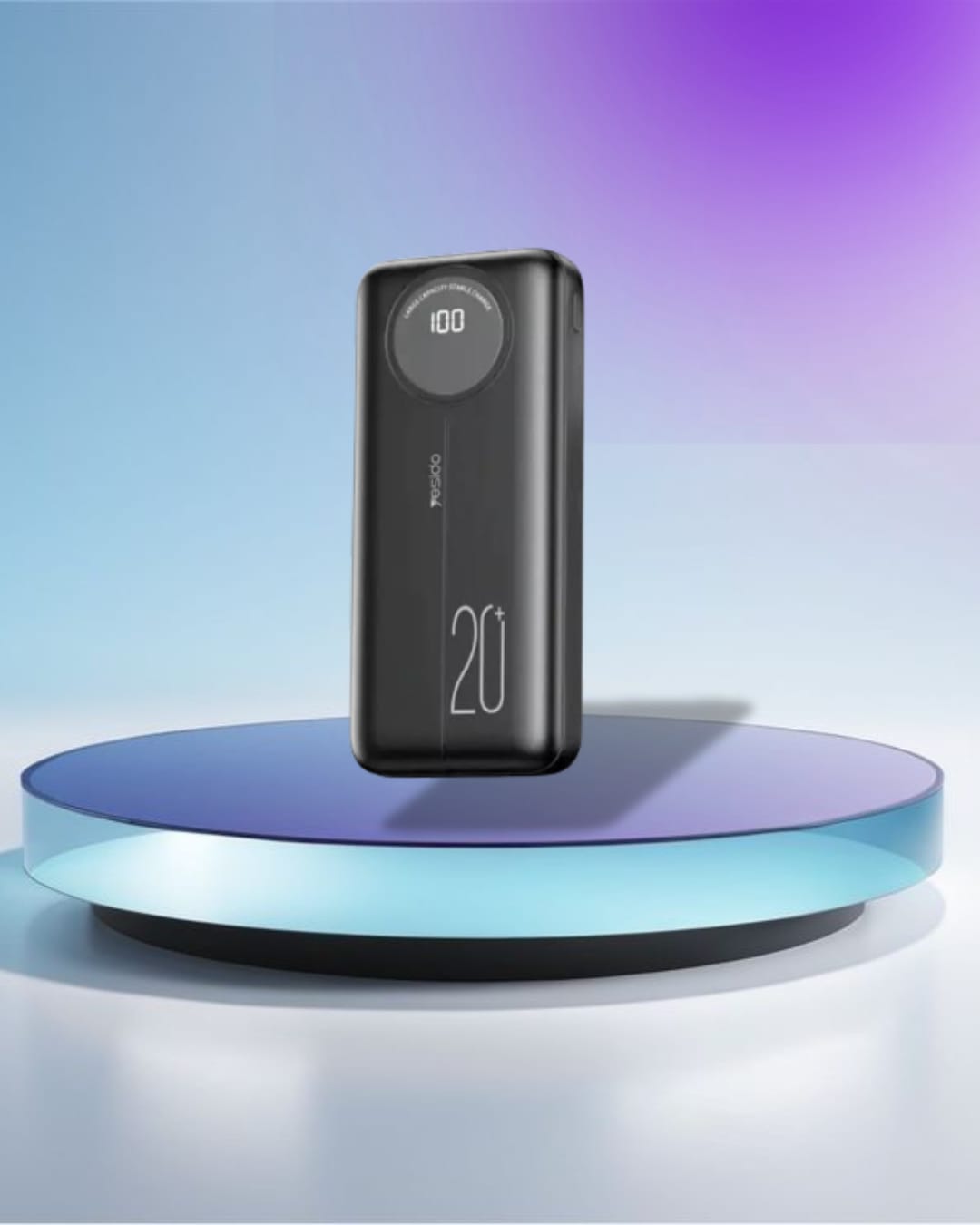 YP41 LED Screen Display Power Bank Portable Charger Fast Charging 20000mAh Power Bank