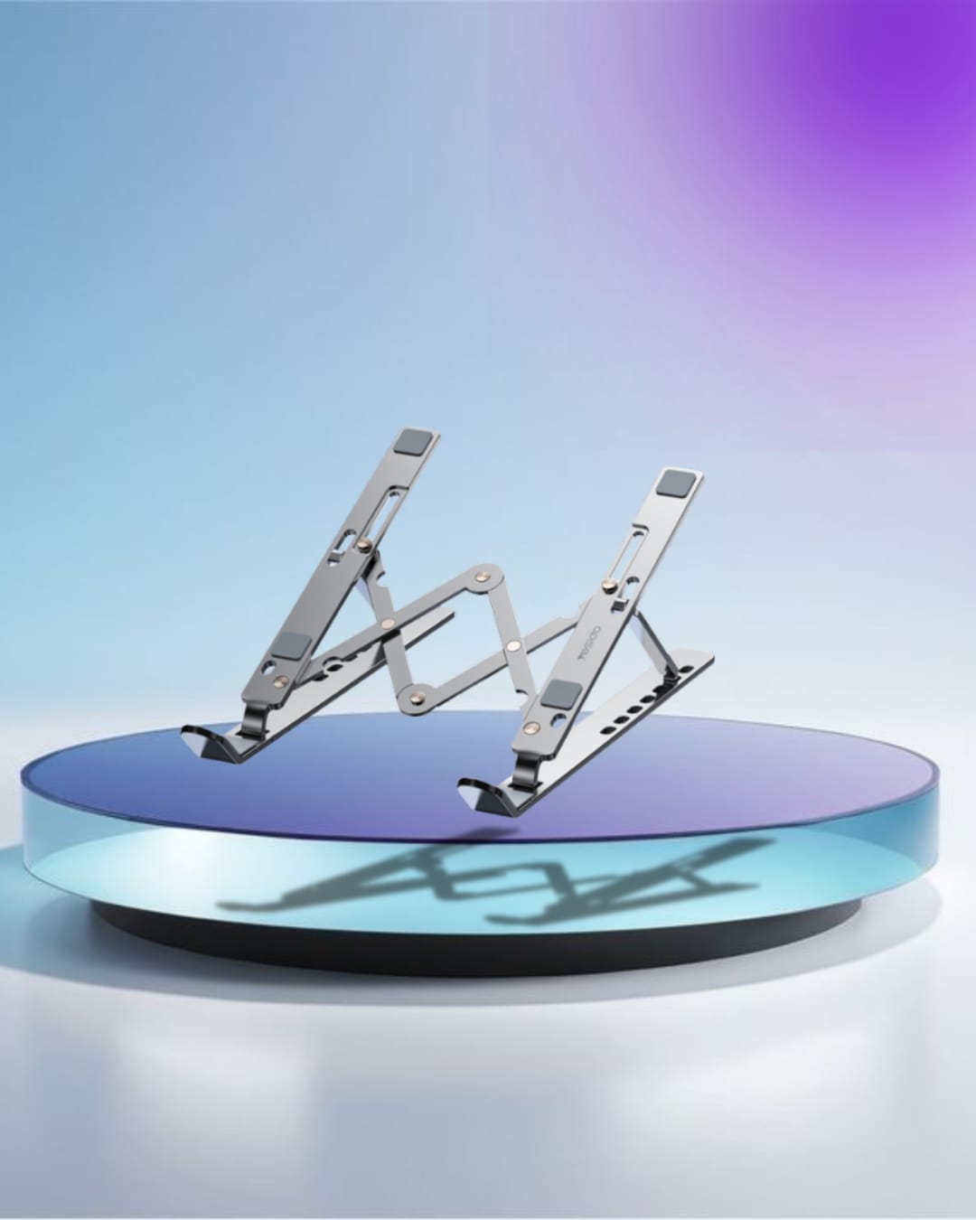 LP01 folding portable Aluminum Alloy Computer laptop using mobile phone tablet stand holder