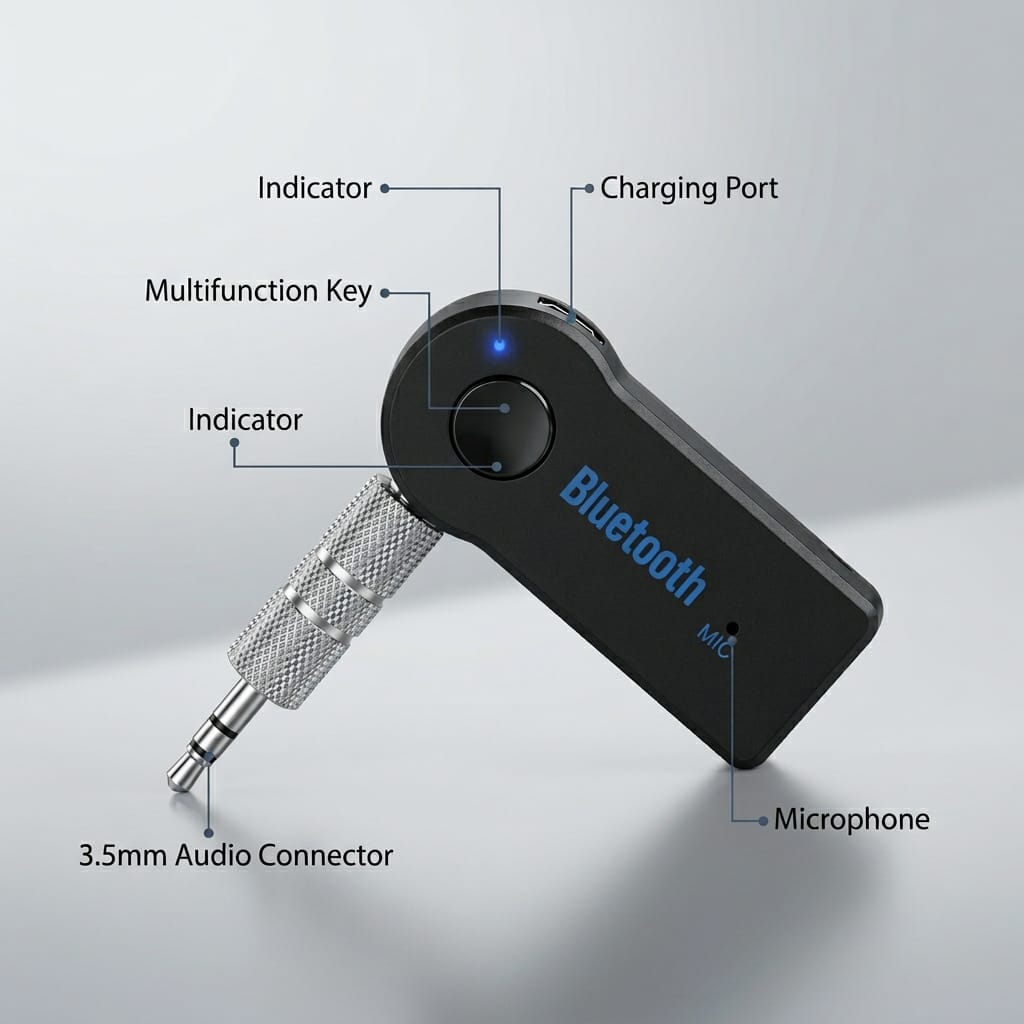 car wireless music receiver bt 350