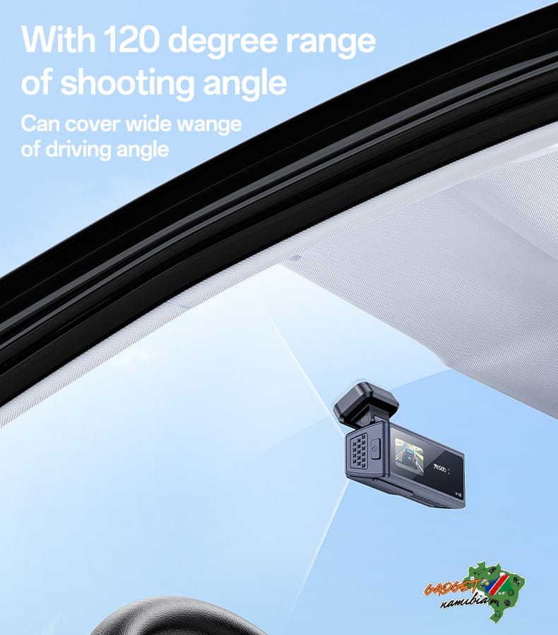 KM22 1920*1080P Big Display Resolution With 120 Degree Angle Range Two Way Car Driving Recorder