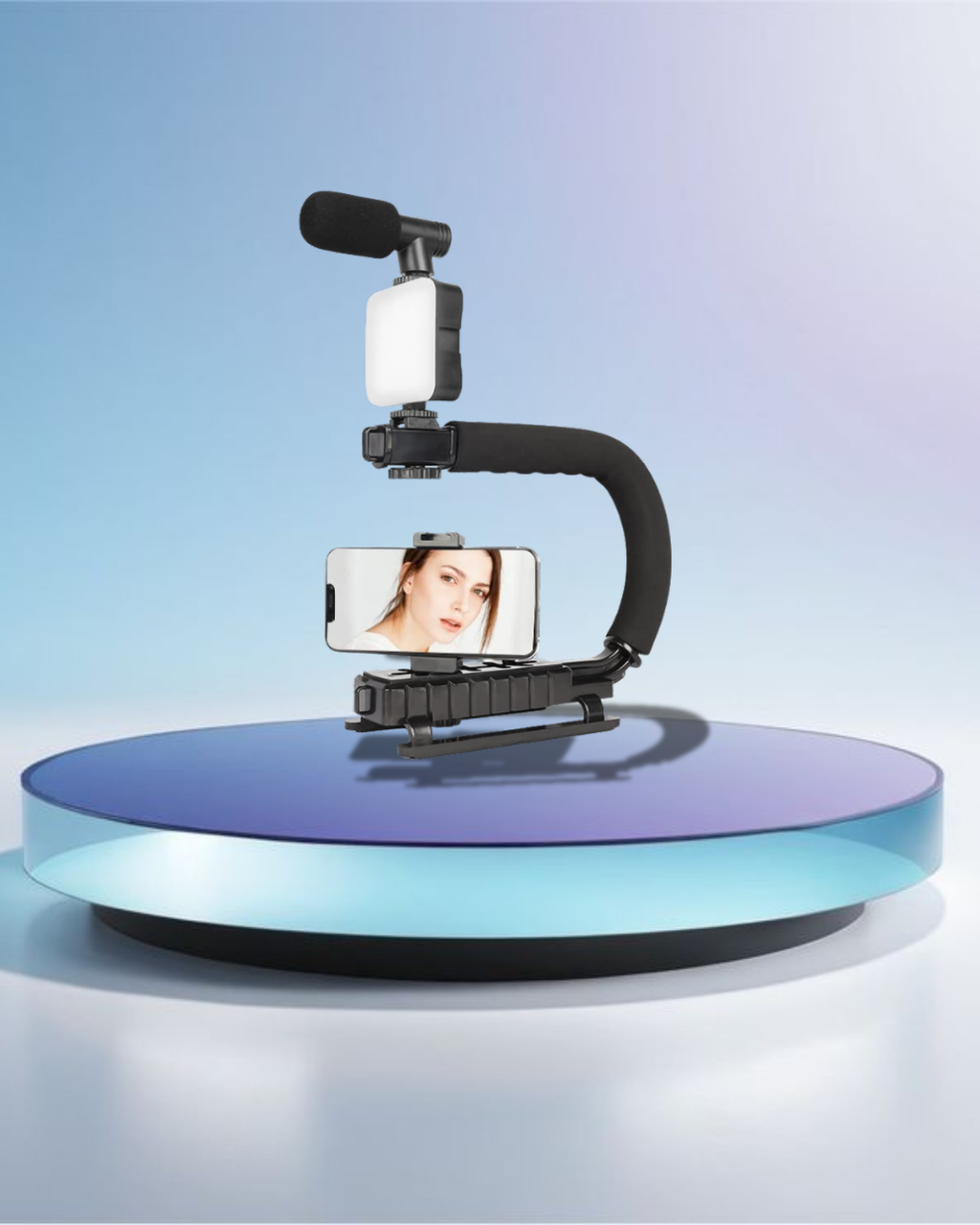 Ay-49u U Shaped Video Making Handheld Stabilizer Kit