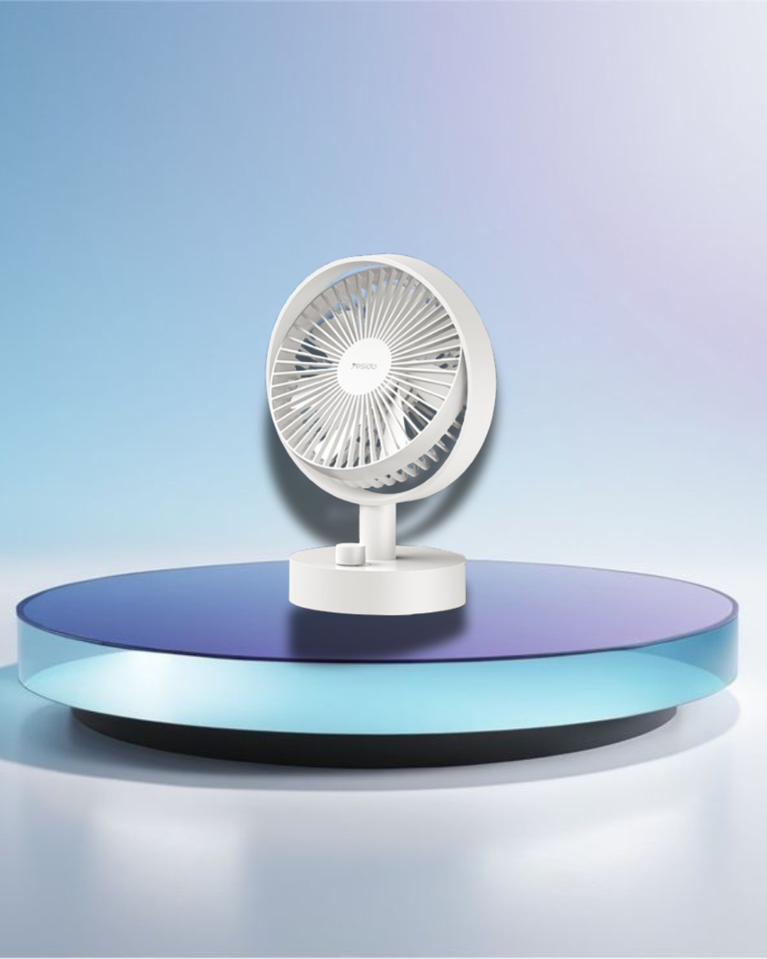 YF12 Rapid Cooling 7 Fan Blades 10 Stages Of Speed Infinite adjustment Table Using 6 Inches Mini Fan