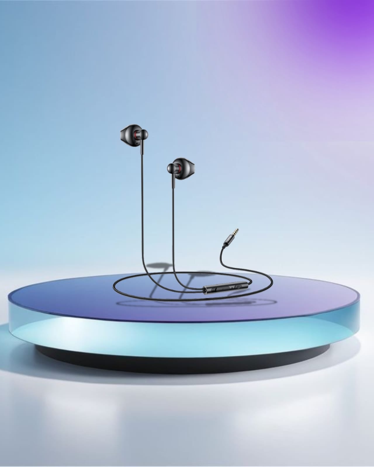 YH47 Aluminum Alloy HD microphone In-ear Earphone 3.5MM Interface Wired Headphone