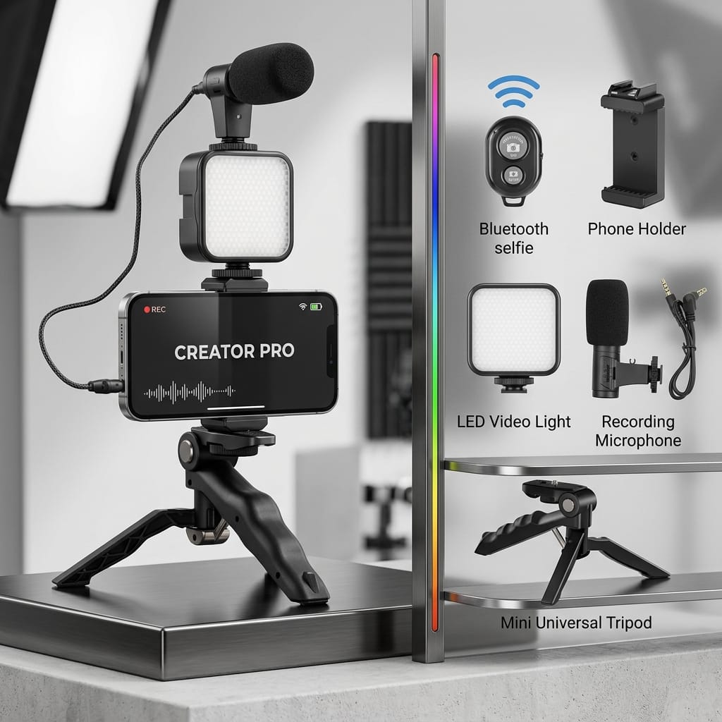 Ay-49u U Shaped Video Making Handheld Stabilizer Kit