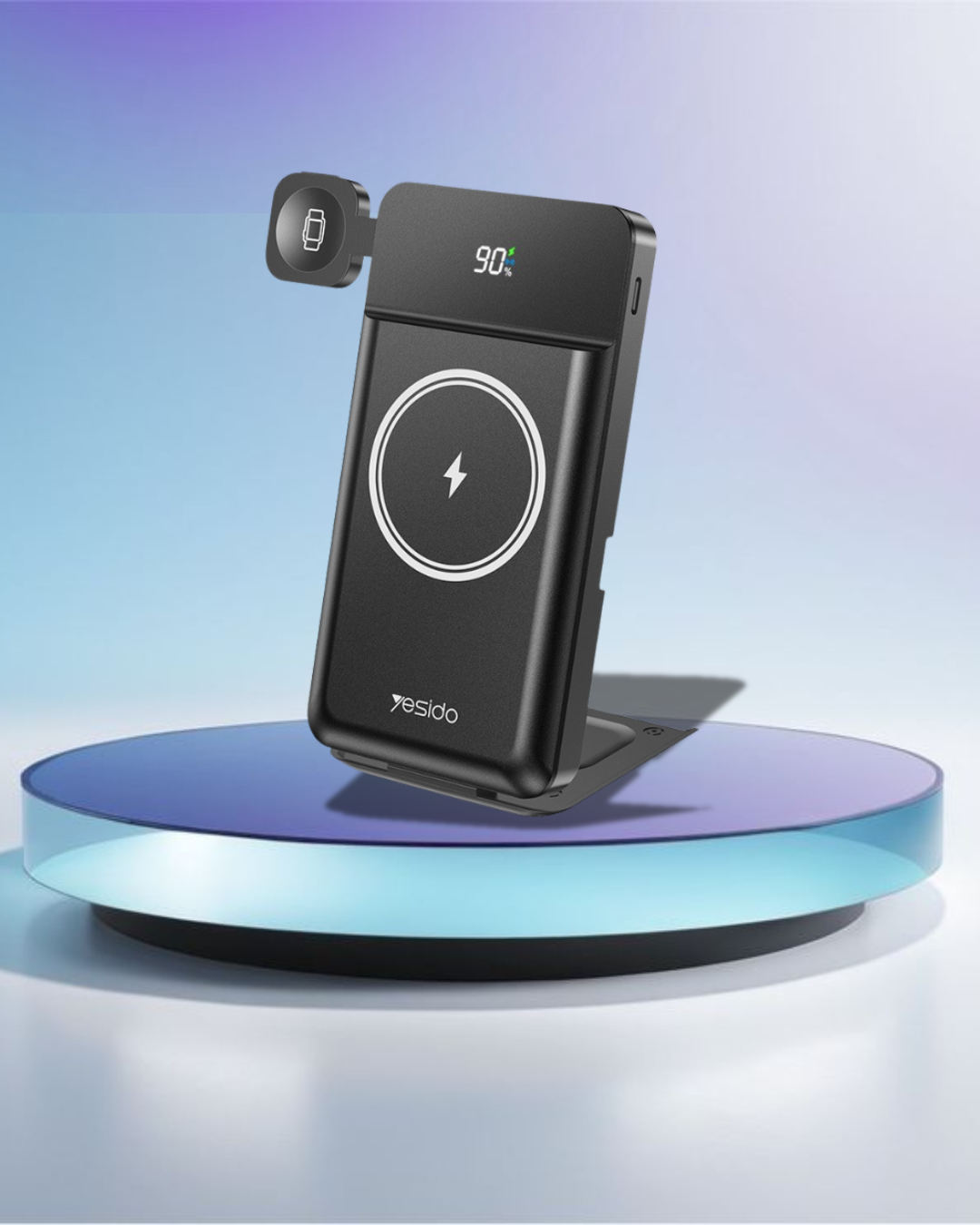 YP69 10000mAh Magnetic Charging USB&Type-C Multi Functional 15W Wireless Charging Power Bank