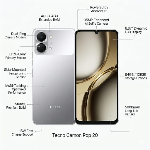 Tecno Camon Pop 20
