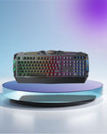 KB21 Mechanical feel keycaps Cool Backlight 104 Full-key Layout 1.5M Long Wired Gaming Keyboard