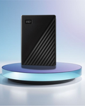 WD - My Passport 1TB External USB Portable Hard Drive - Black