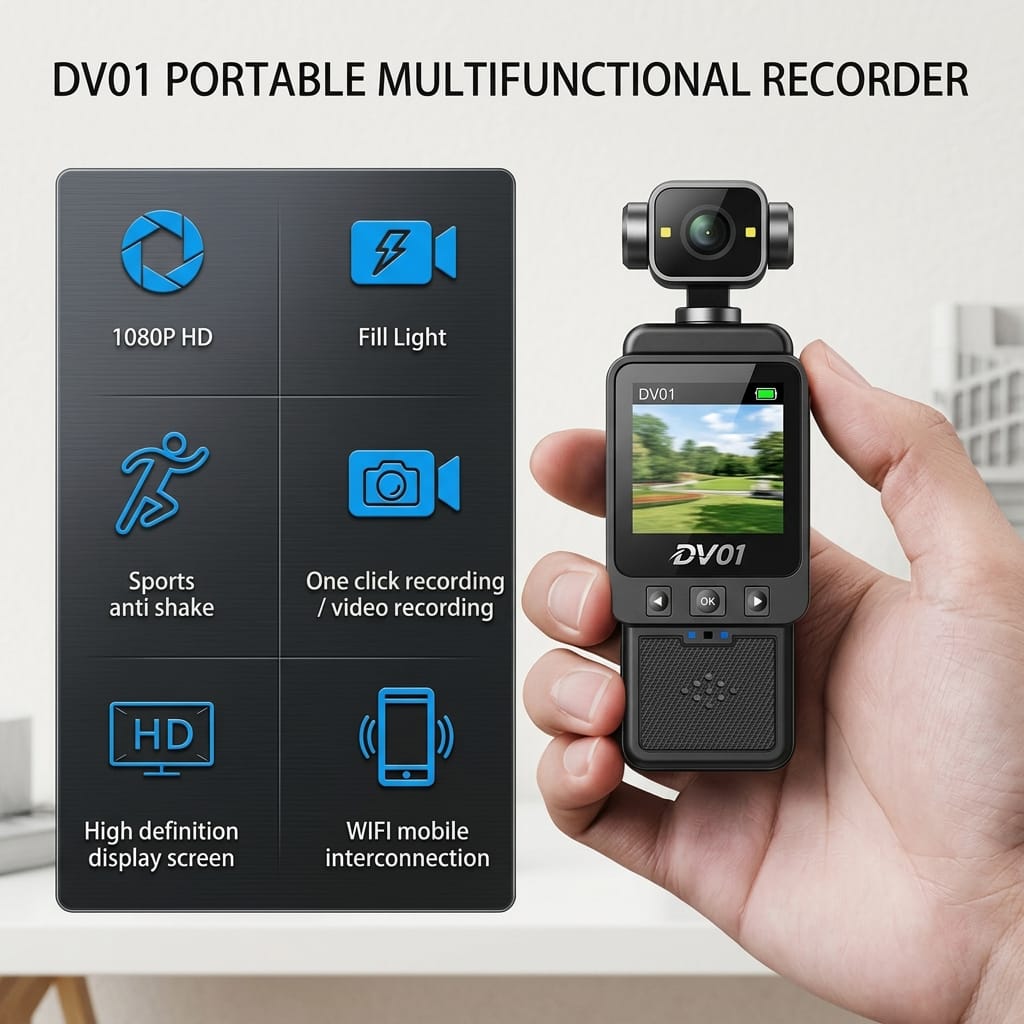 DV01 Portable Multifunctional Recorder
