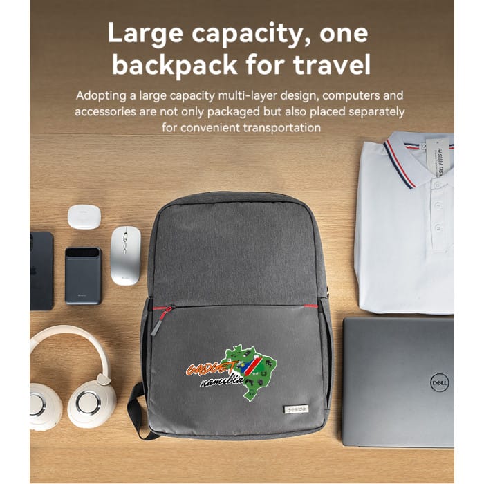 WB34 Large Capacity Dual Main Cabin Design Waterproof Anti Splashing Backpack Computer Bag