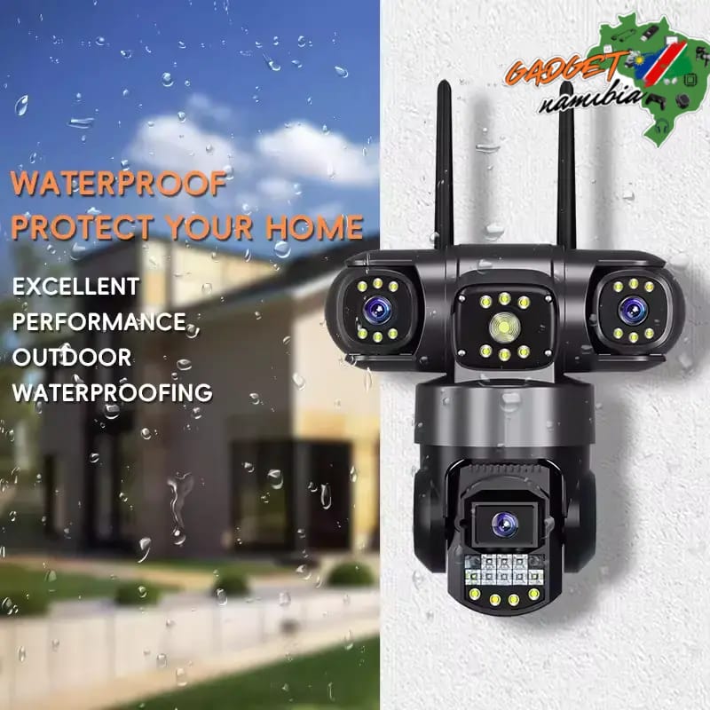 V380 Pro Wireless SC28-W Smart PTZ WiFi Camera, 6MP, 3-Lens Design, Two-Way Communication